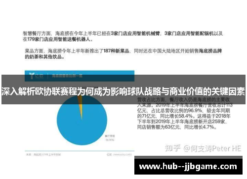 深入解析欧协联赛程为何成为影响球队战略与商业价值的关键因素