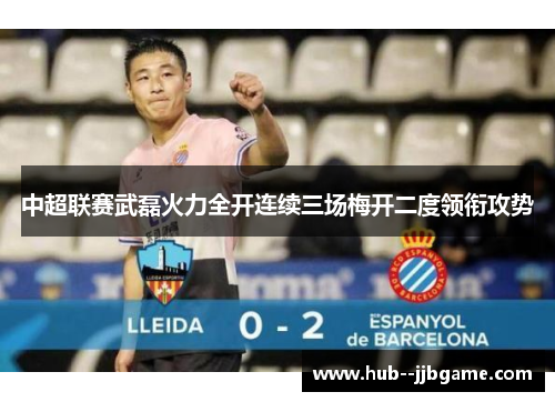 中超联赛武磊火力全开连续三场梅开二度领衔攻势